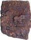 Un inscribed Die Struck Square Copper Coin of Marathwada of Vidarbha Region of Pre Satavahanas With Swastik & Elephant Symbol