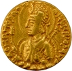  A Very Rare Ardokhsho type Gold Dinar Coin of Huvishka of Kushan Dynasty with Bactrian legend AONANO KIKO ANO 