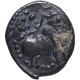  extremely fine Condition Rare Bronze Coin of Pallavas of Kanchi with Swastik Symbol 