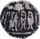  Very Rare Silver Kahavanu Coin of Uttam Chola of Chola Empire with many symbols like tiger, fish with original Paina. 