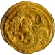  Highest Grade Uncirculated Gold Gadyana Coin of Western Ganga Dynasty with elephent and Kannada  