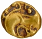  A Rare Gold Fanam Coin of Western Ganga Dynasty in elephant standing figure. 