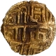  Unlisted and Rare Base Gold Masha Coin of Chandellas of Jejakabhukti of King Trailokya Varman. 