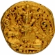  Extremely Rare Gold Half Varaha Coin of Krishnadevaraya of Vijayanagara Empire, Almost complete details on Both the side of coin. 