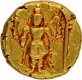  Centrally Struck Gold Half Varaha Coin of Venkatapathiraya III of Aravidu Dynasty of Vijayanagara Empire in UNC Condition. 