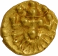  UNC Gold Half Fanam Coin of Vijayanagara Feudatory Probably North Central Karnataka,  possibly from the Gadag Region. 