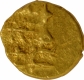  UNC Gold Half Fanam Coin of Vijayanagara Feudatory Probably North Central Karnataka,  possibly from the Gadag Region. 