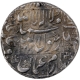 Silver Rupee Coin original patina of Shah Jahan of Burhanpur Mint, complete legend visible on both the sides.