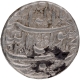  Unlisted Type Silver Rupee Coin of Shah Jahan of Surat Mint of Ahad Year. 