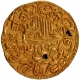 Extremely Rare Gold Mohur Coin of Shah Jahan of Akbarabad Mint, sharply struck with original luster in superb quality.