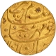  Very Rare Uncirculated Broad Flan Gold Mohur Coin of Aurangzeb Alamgir of Akbarabad Mustaqir ul Khilafa Mint. 