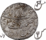  Extremely Rare Silver Rupee Coin in original luster of Bindraban Muminabad Mint of Maratha Confederacy, Sharp & Centrally struck in UNC. 