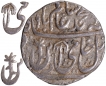 Rare Silver Rupee Coin of Bindraban Muminabad Mint of Maratha Confederacy in the name of Shah Alam II in extremely fine Condition.