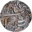 Silver Rupee Coin of Sri Amritsar Mint of Sikh Empire in Nanakshahi Couplet, Vikram Samvat year 1878.