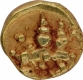 Lord Siva and Goddess Parvati seated Gold Fanam Coin of Keladi Nayakas of Ikkeri.