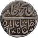 Silver Rupee Coin of Asaf ud daula of Kora Hijri Mint of Awadh, without any testing mark In the name of Shah Alam II.