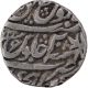 Silver Rupee Coin of Asaf ud daula of Kora Hijri Mint of Awadh, without any testing mark In the name of Shah Alam II.