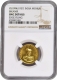 Very Rare NGC graded & slabbed Gold Nazarana Mohur Coin of Ganga Singh of Bikaner in UNC.