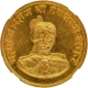 Very Rare NGC graded & slabbed Gold Nazarana Mohur Coin of Ganga Singh of Bikaner in UNC.