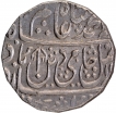  Silver Rupee Coin of Islamabad Mathura Mint of Bindraban In the name of Shah Alam II, Zarb Islamabad Mathura completely visible. 