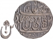  Silver Rupee Coin of Islamabad Mathura Mint of Bindraban In the name of Shah Alam II, Zarb Islamabad Mathura completely visible. 