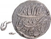  Silver Rupee Coin of Islamabad Mathura Mint of Bindraban In the name of Shah Alam II, Zarb Islamabad Mathura completely visible. 