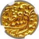  NGC Graded & slabbed MS64 Extremely Rare Unlisted Gold Half Mohur Coin of Sawai Jaipur Mint of Jaipur State. 