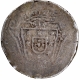 Rare Silver Pardao Coin of D Joao V of Goa of Indo Portuguese, crowned coat of arms.