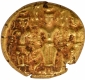 	Rare Gold Three Swami Pagoda Coin of Madras Presidency In Extremely fine Condition.	