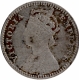  Rare Silver Two Annas Coin of Victoria Empress of Calcutta Mint of 1880 In Extremely fine Condition. 