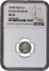  Very Rare MS 62 NGC Graded Silver Two Annas Coin of Victoria Empress of Bombay Mint of 1890. 