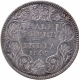  Rare & Re-engraved C Silver Half Rupee Coin of Victoria Empress of Calcutta Mint of 1897. 