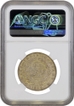  Unlisted NGC Slabbed AU 55 Silver One Rupee Coin of Victoria Queen of Madras Mint of 1840  of Continuous Legend. 