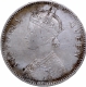 1873 (Actul Minitng year) Silver One Rupee Coin of Victoria Queen of Bombay Mint of 1862 without initial J.