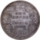 Unlisted & Rare Silver One Rupee Coin of Victoria Empress of Bombay Mint of 1891 0 seen behind the last numeral 1.