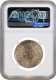  Rare & MS 63 NGC Graded Silver One Rupee Coin of King George V of Bombay Mint of 1921. 