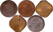  A Set of Five Denmanation Coins of Different Years in verity and tonings. 