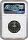  Very Rare PF 63 NGC Graded Proof Nickel One Rupee Coin of Jawaharlal Nehru of Bombay Mint of 1964 of Republic India. 