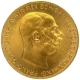 Extremely Rare Gold One Hundred Corona Coin of  Franz Joseph I of Austria of 1915 In Extremely fine Condition.