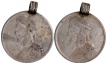 Rare Silver One Rupee 2 Coins of Tibet of Szechua, in imitation of British Indian Queen Victoria Rupee.