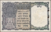  A Rare One Rupee Banknote in strong paper quality of King George VI Signed by C E Jones of 1944. 