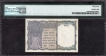  Extremely Rare PMG 64 Graded One Rupee Banknote of King George VI Signed by C E Jones of 1944, Very Difficult Prefix W. 