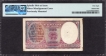 Extremely Rare PMG 58 Graded A prefix Two Rupees Banknote of King George VI Signed by J B Taylor of 1943.