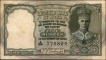  Rare Five Rupees Banknote of King George VI Signed by C D Deshmukh of 1944. 