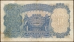  Rare Ten Rupees Banknote of King George VI Signed by J B Taylor of 1938 In Extremely fine Condition 