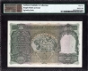 Very Rare PMG graded 55 One Hundred Rupees Banknote of King George VI Signed by C D Deshmukh of 1938 of Bombay Circle.