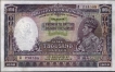  Extremely Rare without pin hole A Prefix One Thousand Rupees Banknote of King George VI Signed by J B Taylor of 1938 of Calcutta Circle. 