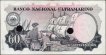  Extremely Fine Cancelled Sessenta (Sixty) Escudos Banknote of Banco Nacional Ultramarino of Portuguese India (Goa) of 1959. 