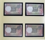  Extremely Rare superb quality An extraordinary collection of 229 One Rupee Star Banknotes of different years of India. 