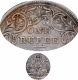 Rare Double Strike Error Silver One Rupee Coin of Victoria Queen of Bombay Mint of 1862.